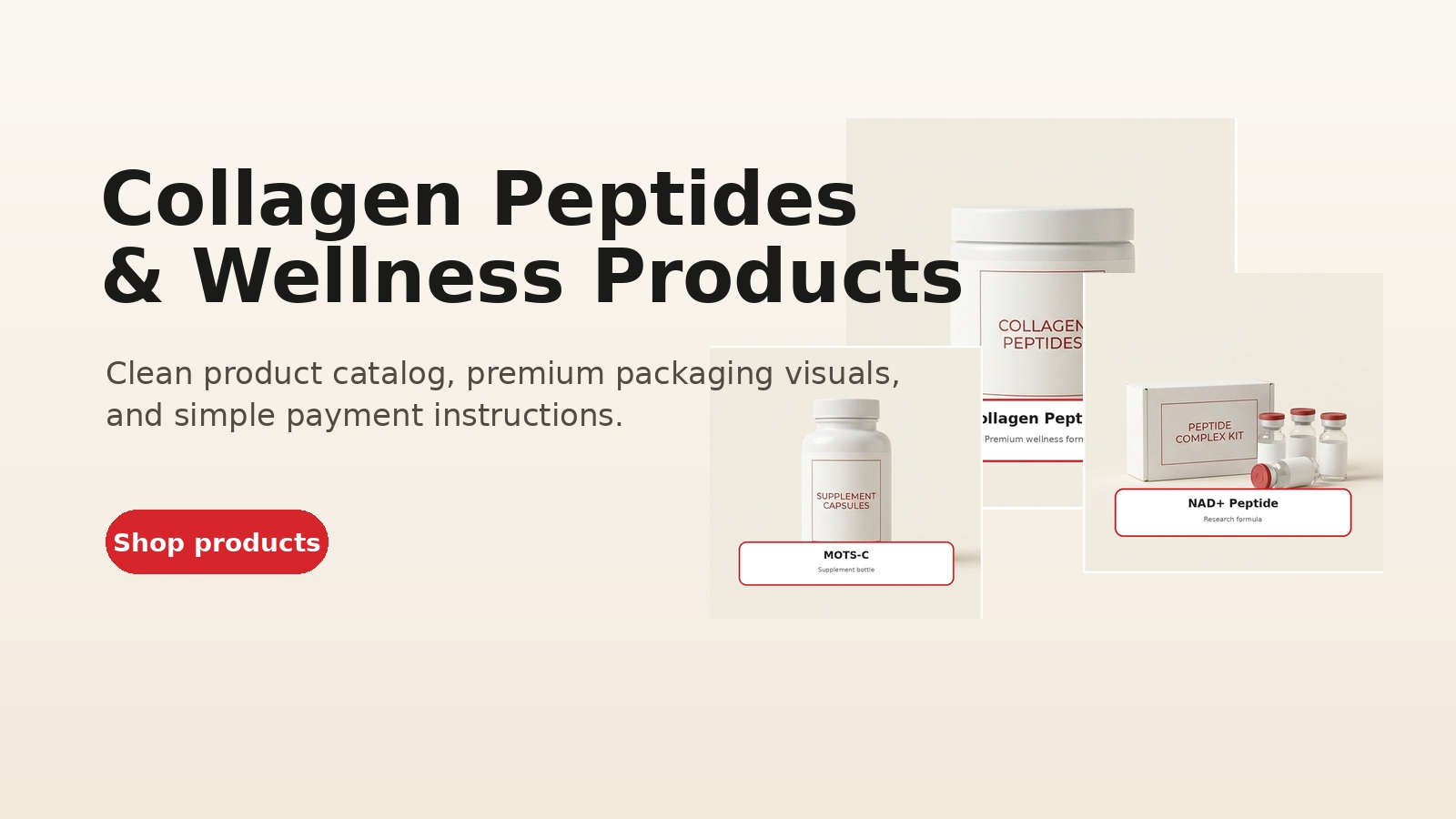 Premium product bottles
